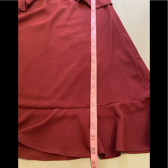 Lulu’s Dress Size S Plum Purple Ruffled - Picture 8 of 9